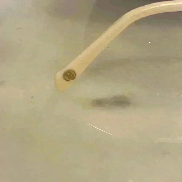 balmain bl200 cateye sunglasses in cream gold with case - Picture 5 of 14